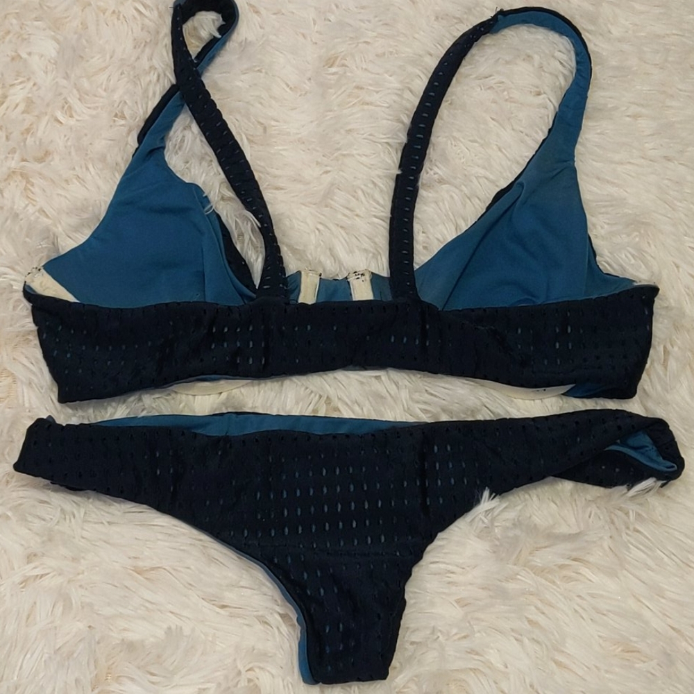 Acacia Swimwear Ocean Mesh Matching Set RARE - Picture 7 of 8
